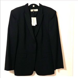 Burberry’s Women’s Blazer -2 Button- Black-Size 18
